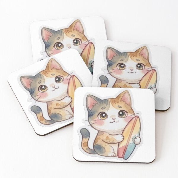 Item preview, Lani Cat Surfing ｜Daily Lani Collection designed and sold by LaniDigitalNook.
