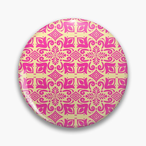 Item preview, Geometrical pattern bright pink and yellow designed and sold by BosskaDesign.