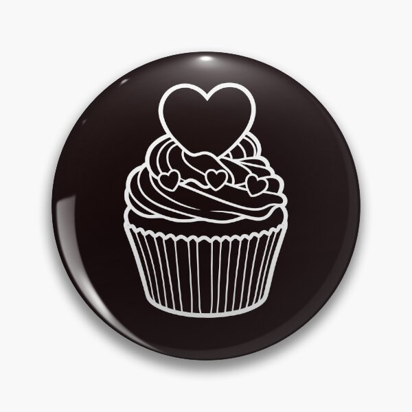 Item preview, Cute Heart Cupcake Line Art designed and sold by ArtPer-design.