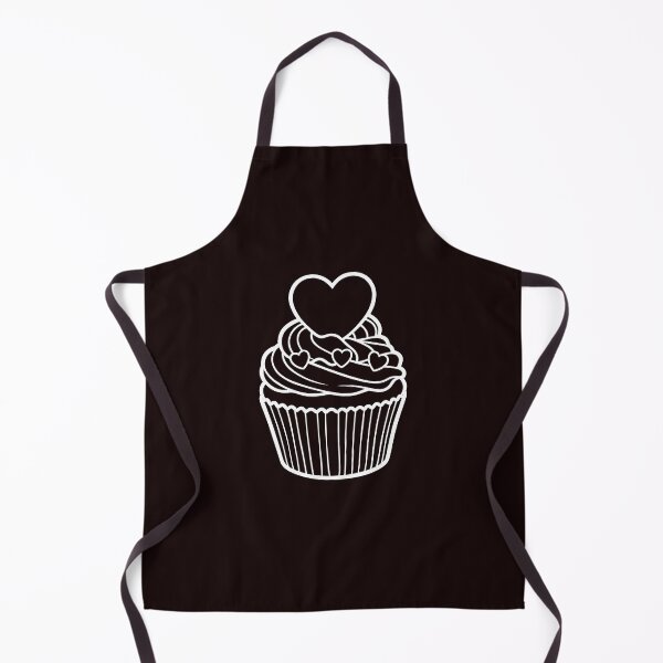 Item preview, Cute Heart Cupcake Line Art designed and sold by ArtPer-design.