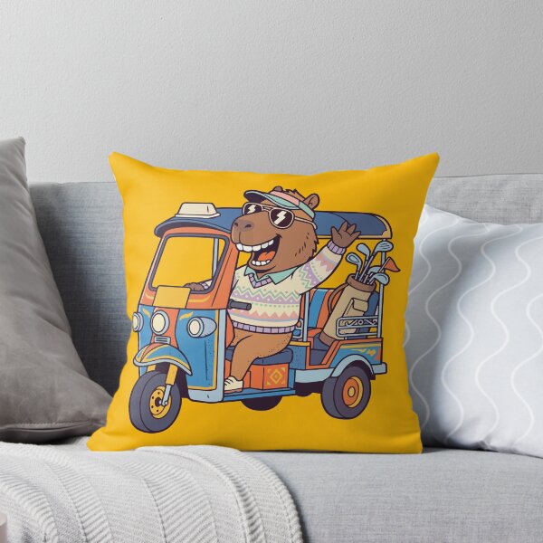 Item preview, Capybara TukTuk Golfer designed and sold by Kenneth Shinabery.