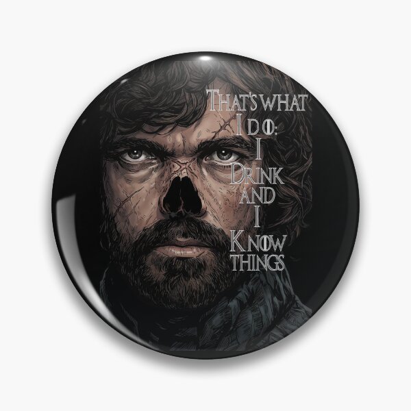 Item preview, The Wit of Westeros - Tyrion Lannister Portrait designed and sold by mongeekshirts.