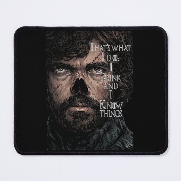 Item preview, The Wit of Westeros - Tyrion Lannister Portrait designed and sold by mongeekshirts.