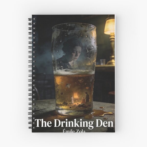 Item preview, The drinking Den - Émile Zola - French literature - Father of realism designed and sold by Substance_life.