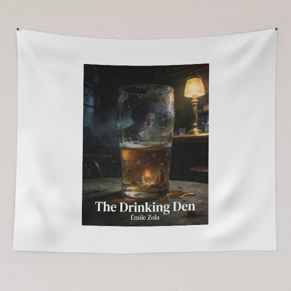 Item preview, The drinking Den - Émile Zola - French literature - Father of realism designed and sold by Substance_life.