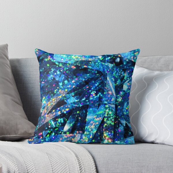 Item preview, Cyan olographic texture of ribbons designed and sold by di-Vera-Rosati.