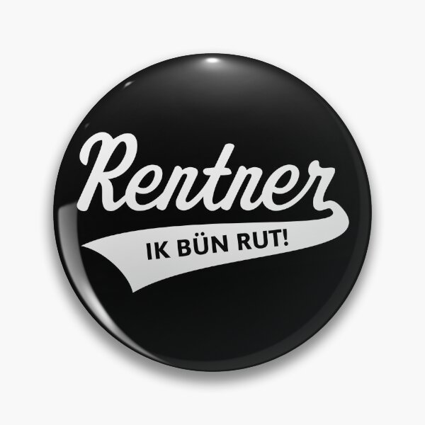 Item preview, Pensioners – Ik Bün Rut! (Low German / Plattdüütsch / White) designed and sold by Roderix.