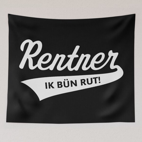 Item preview, Pensioners – Ik Bün Rut! (Low German / Plattdüütsch / White) designed and sold by Roderix.