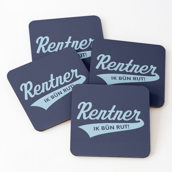 Item preview, Pensioners – Ik Bün Rut! (Low German / Plattdüütsch / Sky Blue) designed and sold by Roderix.