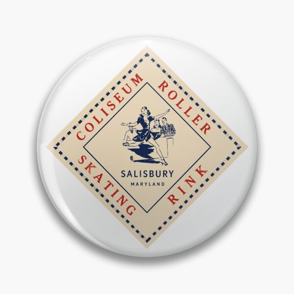 Item preview, Coliseum Roller Skating Rink Salisbury Maryland Roller Skating Rink Sticker Decal Label designed and sold by tislord.