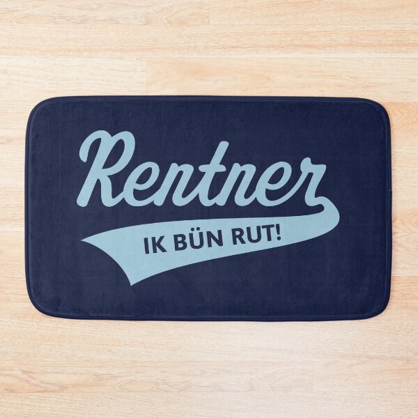 Item preview, Pensioners – Ik Bün Rut! (Low German / Plattdüütsch / Sky Blue) designed and sold by Roderix.