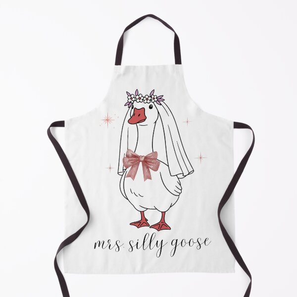 Item preview, Mrs. Silly Goose, Duck Meme, Cute Goose Graphic, Bride to be Quotes designed and sold by CCKimShop.
