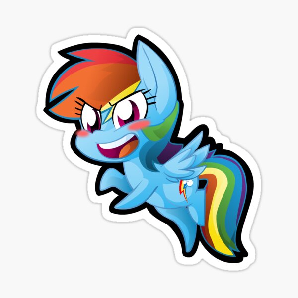 Chibi Rainbow Dash Sticker
