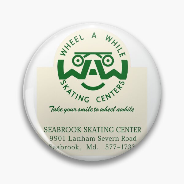 Item preview, Wheel A While Skating Centers Seabrook Maryland Roller Skating Rink Sticker Decal Label designed and sold by tislord.