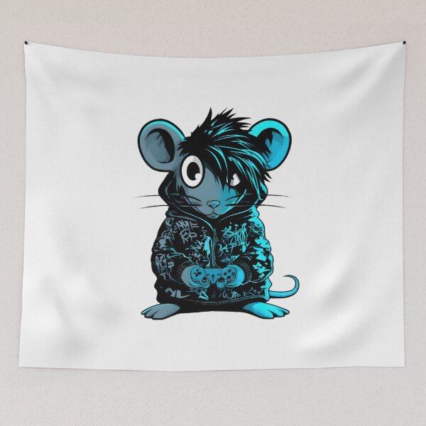 Item preview, Cute Emo Y2K Mascot designed and sold by Retro Whimsy.
