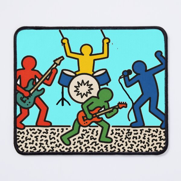Item preview, Pop art Rock band blue  designed and sold by LoEndT-Shirts.