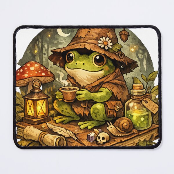 Item preview, Cozy Goblin Frog Wizard designed and sold by VIBE CRAFT STUDIO.