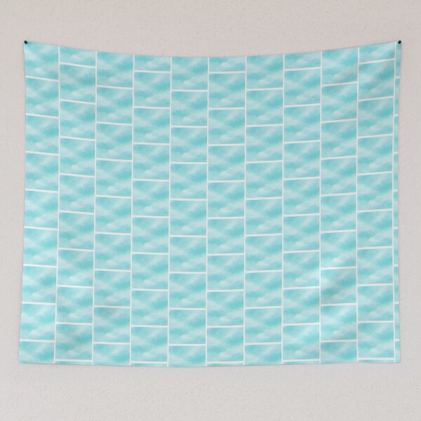 Item preview, Turquoise Watercolor Square designed and sold by Blink Art Studio.
