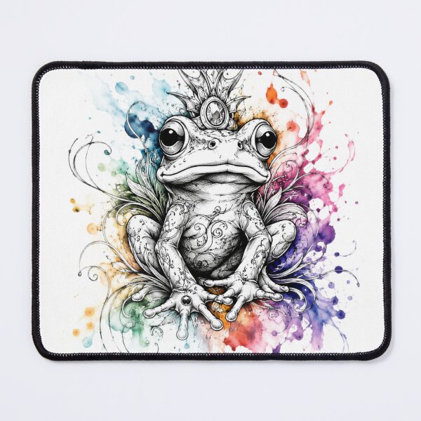 Item preview, Mystic Frog Watercolor Gothic Design designed and sold by MolinezjArt.