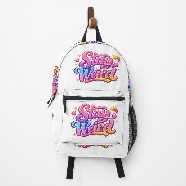 Item preview, Stay Weird - Colorful Typography Sticker Design designed and sold by JREEHBRAND.