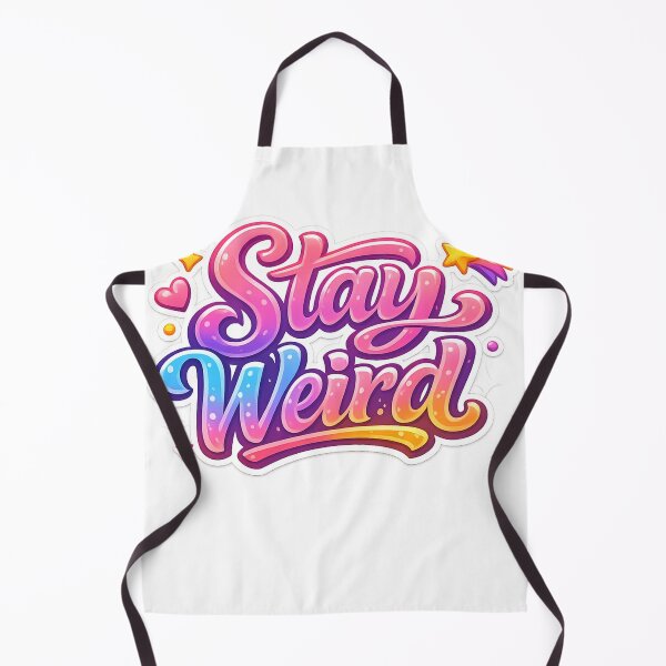 Item preview, Stay Weird - Colorful Typography Sticker Design designed and sold by JREEHBRAND.