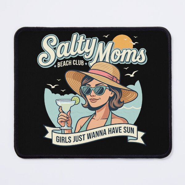 Item preview, Retro Salty Moms Beach Club Girls Trip designed and sold by KroghDs.