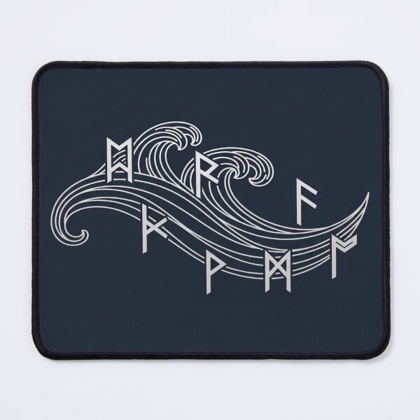 Item preview, Runic Waves – Ocean Flow Design designed and sold by Cristhian Almanza.