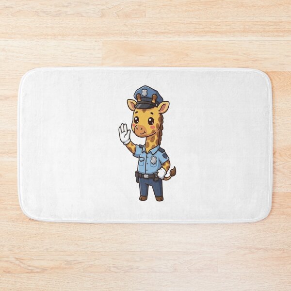 Item preview, Cute Giraffe Police Officer designed and sold by Ella_Sketch.