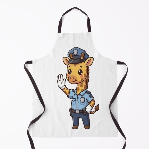 Item preview, Cute Giraffe Police Officer designed and sold by Ella_Sketch.
