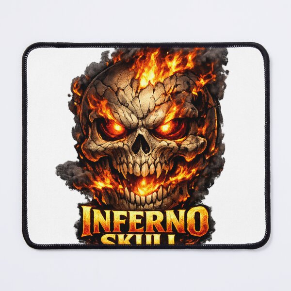 Item preview, Inferno Skull - Burning Skull Fire Design designed and sold by JREEHBRAND.