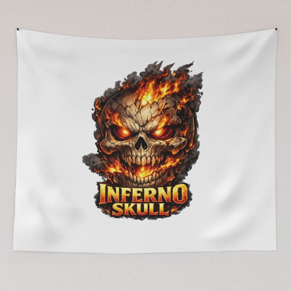 Item preview,  Inferno Skull - Burning Skull Fire Design designed and sold by JREEHBRAND.
