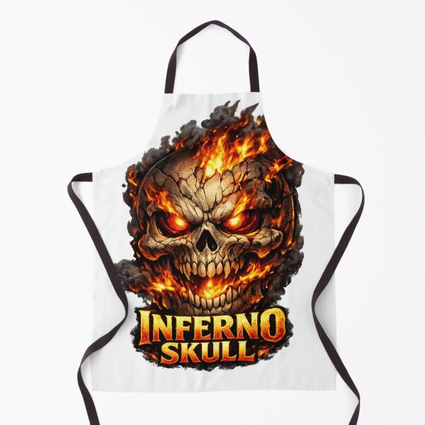 Item preview, Inferno Skull - Burning Skull Fire Design designed and sold by JREEHBRAND.