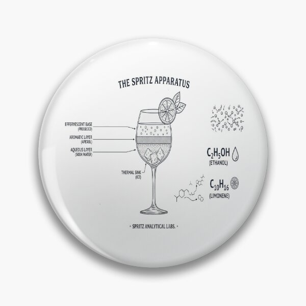 Item preview, The Spritz Apparatus - Technical Cocktail Blueprint & Mixology Schematic designed and sold by ClaussShop.