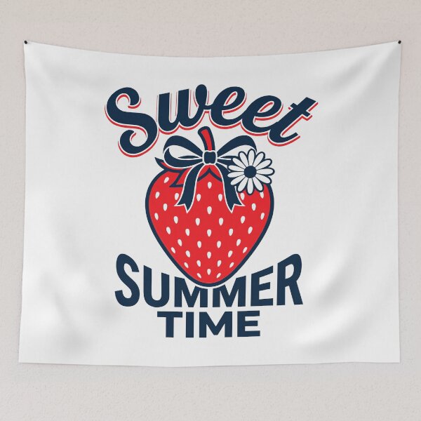 Item preview, Sweet Summer Time Preppy Coquette Strawberry designed and sold by KroghDs.