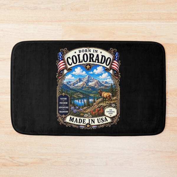Item preview, Born in Colorado Patriotic Vintage Centennial State USA designed and sold by MarbenExclusiveWear.
