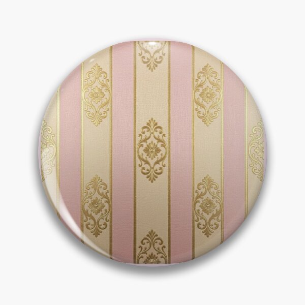 Item preview, Matte Pink & Gold Striped Baroque designed and sold by DesignsByPrnces.
