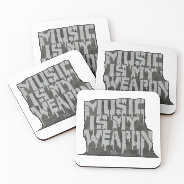 Item preview, Graffiti Music Is My Weapon Inverted designed and sold by Grimmlar.