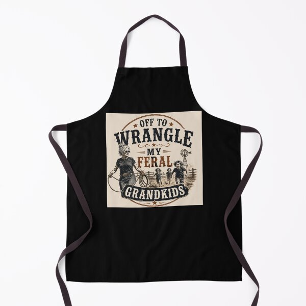 Item preview, Off to Wrangle My Feral Grandkids Grandma designed and sold by super-think.