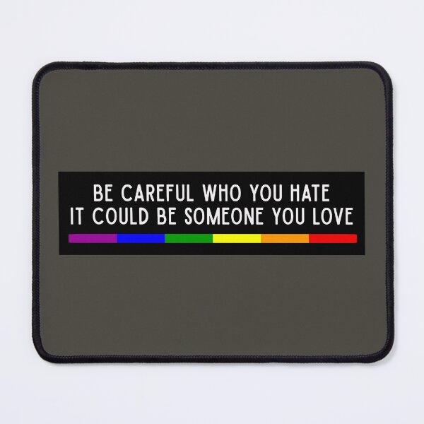 Item preview, Gay Pride Support Bumper Sticker Hate Love designed and sold by TackyTime.