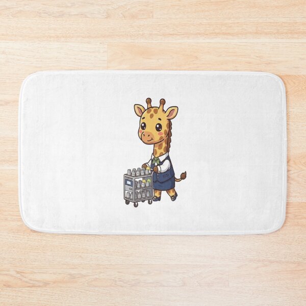 Item preview, Cute Giraffe Flight Attendant designed and sold by Ella_Sketch.