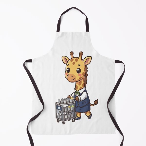 Item preview, Cute Giraffe Flight Attendant designed and sold by Ella_Sketch.