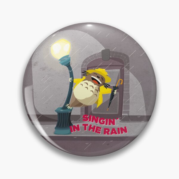 Item preview, Totoro singing in the rain designed and sold by AndyMode.