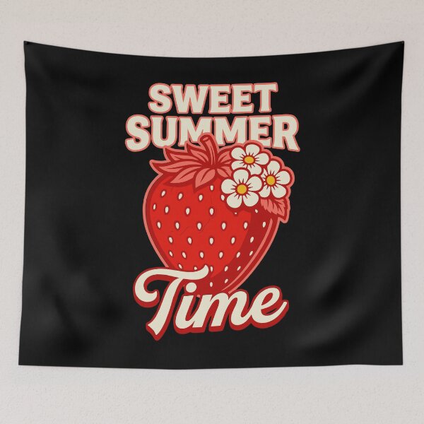 Item preview, Sweet Summer Time Retro Cottagecore Strawberry designed and sold by KroghDs.