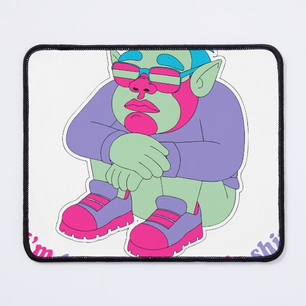 Item preview, Swamped Ogre Meme Sticker designed and sold by inkfusionhub99.
