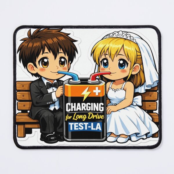 Item preview, EV Couple Wedding Sticker - Charging For Life designed and sold by sabarinath3421.