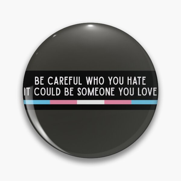 Item preview, Trans Pride Support Bumper Sticker Hate Love designed and sold by TackyTime.