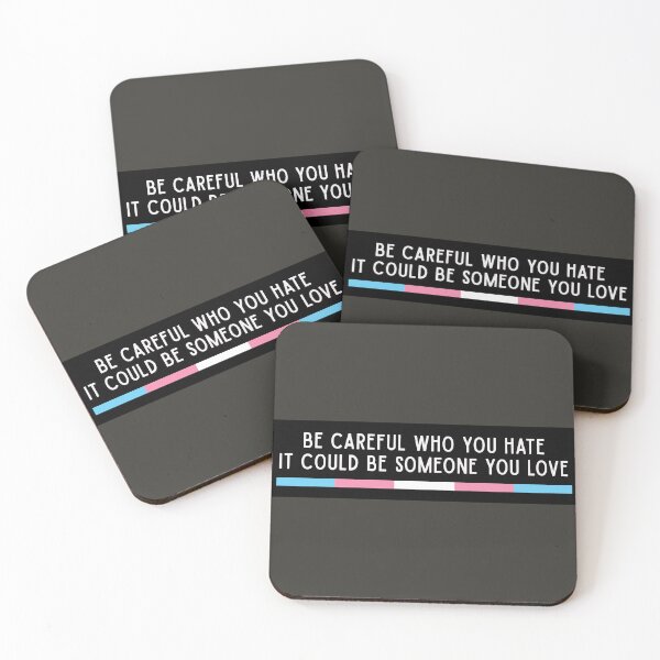 Item preview, Trans Pride Support Bumper Sticker Hate Love designed and sold by TackyTime.