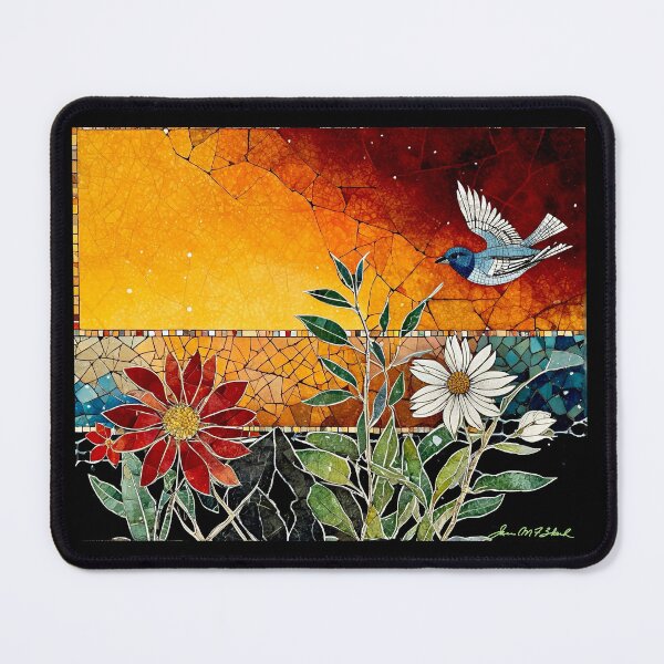 Item preview, Wall Mosaic with a Bird designed and sold by ©Janis Zroback.