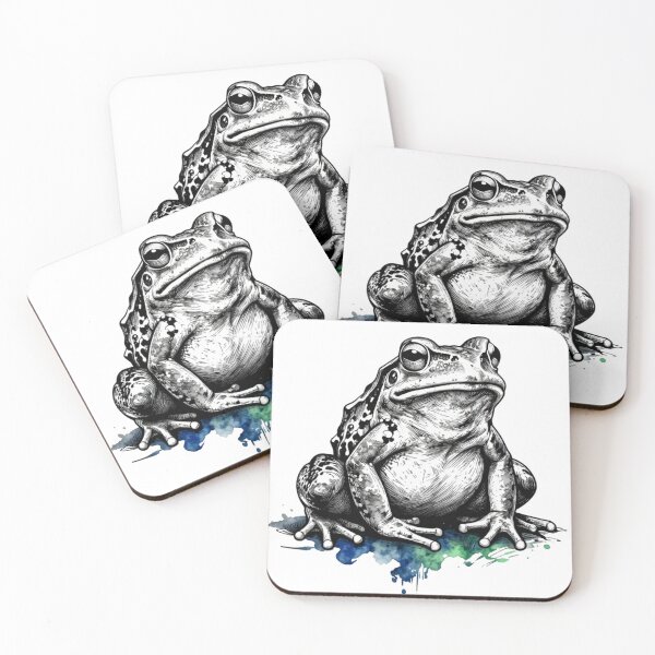 Item preview, Mystic Frog Watercolor Gothic Design designed and sold by MolinezjArt.