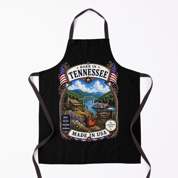 Item preview, Born in Tennessee Patriotic Vintage Volunteer State USA designed and sold by MarbenExclusiveWear.